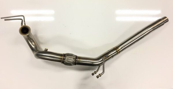 Edelstahl Downpipe AUDI A3 VW GOLF V SEAT ALTEA, LEON 2.0 TDI 2,0 TDI 140PS