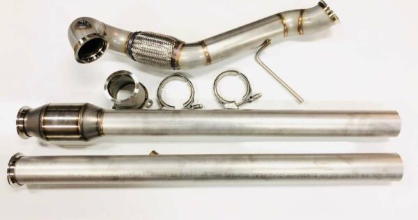 Audi S3 8L TT 8N SEAT LEON Cupra Downpipe mit 100 Zellen und Wechselsystem