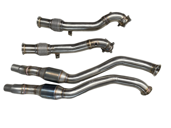 Audi RS6 RS7 S6 S7 C7 4G Downpipes mit 200 Zellen E9 Katalysator